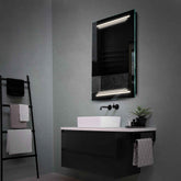 Espejo LED Vertical | Control por interruptor de pared | Luz blanca neutra - Reyze Seria Salono Model 7